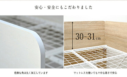 【充実の収納スペース】システムベッド ロフトベッド システムデスク システムベッドデスク デスクベッド ロータイプ ミドル ベッド 机付き 学習机 子供 ハンガーラック 本棚 収納 子供部屋 tale(テイル) 4色対応