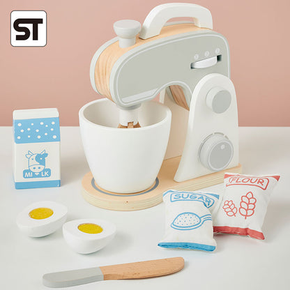 【15%OFFクーポン★6日20時】【完成品/STマーク付き】ペストリーミキサー Sugar(シュガー) 8点セット おままごと ままごとセット おままごとセット ごっこ遊びトイ おもちゃ 台所 お菓子作り ミキサー 家事 コンパクト