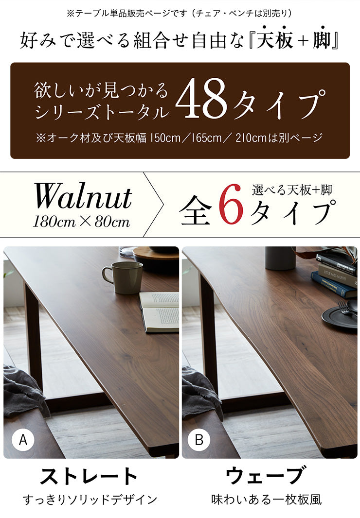 ダイニングテーブル 180cm【 Baum -バオム- 】