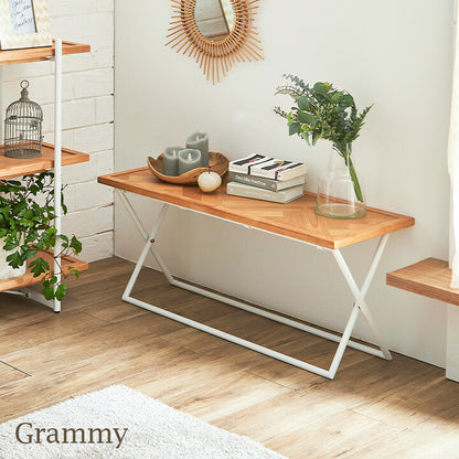 【ヘリンボーン座面/2段階高さ調節】ダイニングベンチ 幅100cm Grammy(グラミー) オーク突板使用 ダイニング ベンチ 椅子 ダイニングチェア ダイニングチェアー 木製 おしゃれ herringbone