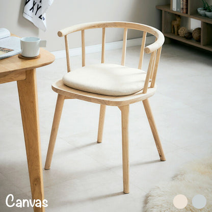 【完成品】ダイニングチェア ダイニングチェアー 肘付き クッション付き Canvas(キャンバス) 1脚 2タイプ対応 板座 リビング リビングチェア デスクチェア 椅子 イス いす 木製チェア 木製椅子 食卓椅子 おしゃれ