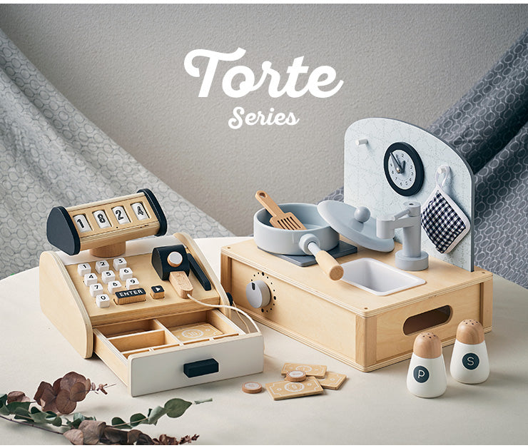 ままごと雑貨 ミニキッチン7点セット【 Torte -トルテ- 】okw