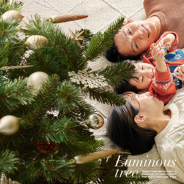 Xmasツリー オーナメントセット H120cm【 Luminous -ルミナス- 】