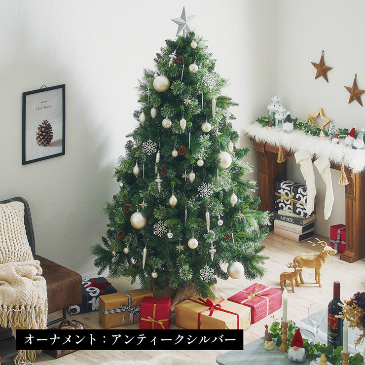 Xmasツリー オーナメントセット H180cm【 Luminous -ルミナス- 】