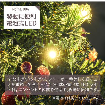 Xmasツリー 卓上【 Wish -ウィッシュ- 】