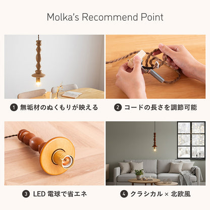 照明 電球セット【 Molka -モルカ- 】ds