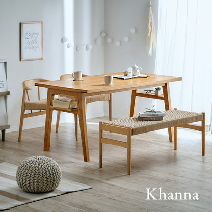 ダイニングテーブル 140cm ハイタイプ【 Khanna -カンナ- 】