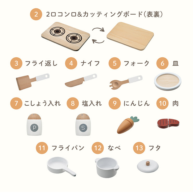 ままごとキッチン【 Kalat -カラット- 】
