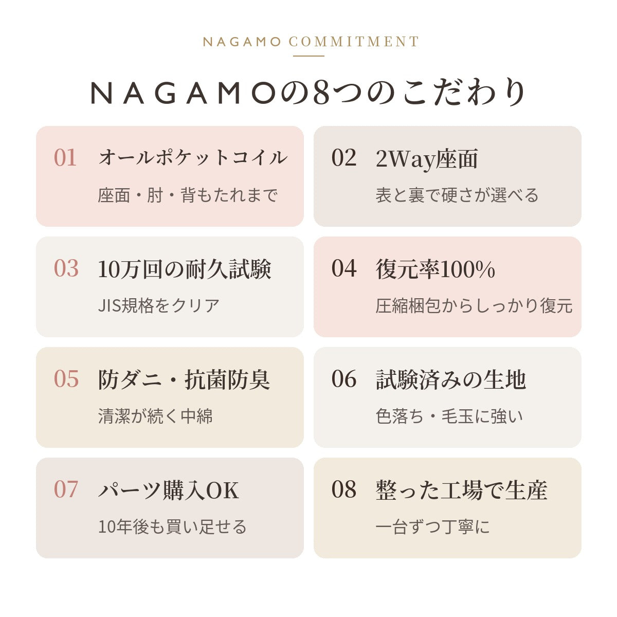 ソファ【 NAGAMO -ナガモ- 】 2人掛け用